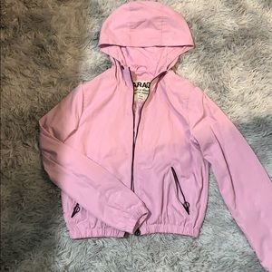 Pink cropped jacket